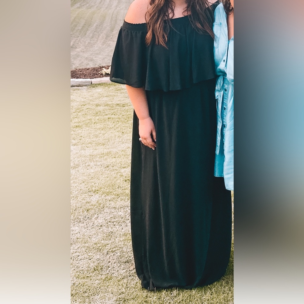 Show me your Mumu Black Bridesmaid Dress